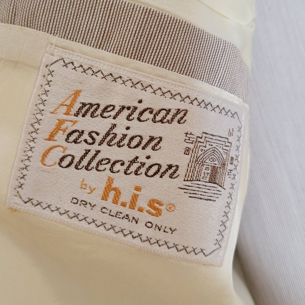 Vintage American Fashion Collection by H.I.S. Light Brown 38R - Picture 10 of 16